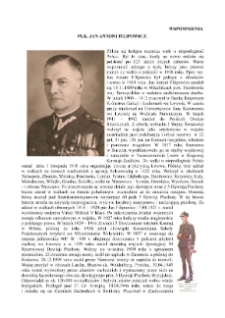 Pułkownik Jan Antoni Filipowicz : wspomnienia [Dokument elektroniczny]