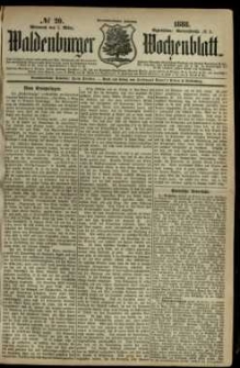 Waldenburger Wochenblatt, Jg. 34, 1888, nr 20