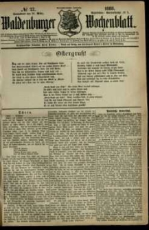 Waldenburger Wochenblatt, Jg. 34, 1888, nr 27