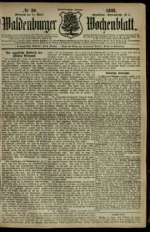 Waldenburger Wochenblatt, Jg. 34, 1888, nr 30