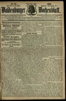 Waldenburger Wochenblatt, Jg. 34, 1888, nr 25