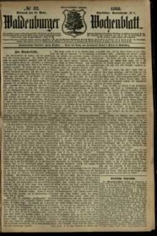 Waldenburger Wochenblatt, Jg. 34, 1888, nr 32