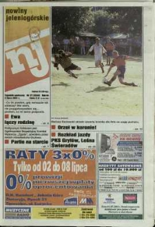 Nowiny Jeleniogórskie : tygodnik społeczny, R. 44, 2001, nr 27 (2246)