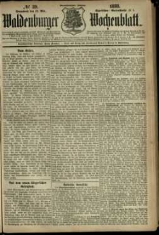 Waldenburger Wochenblatt, Jg. 34, 1888, nr 39