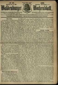 Waldenburger Wochenblatt, Jg. 34, 1888, nr 40