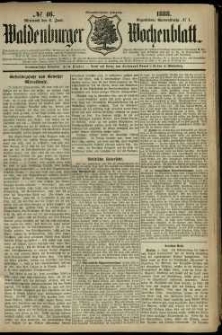 Waldenburger Wochenblatt, Jg. 34, 1888, nr 46