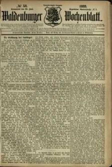 Waldenburger Wochenblatt, Jg. 34, 1888, nr 53