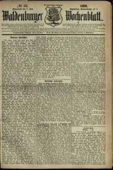 Waldenburger Wochenblatt, Jg. 34, 1888, nr 55