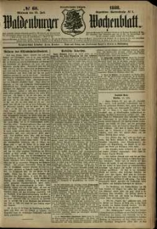 Waldenburger Wochenblatt, Jg. 34, 1888, nr 60