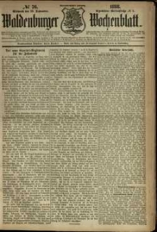 Waldenburger Wochenblatt, Jg. 34, 1888, nr 76