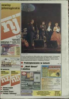 Nowiny Jeleniogórskie : tygodnik społeczny, R. 44, 2001, nr 47 (2266)
