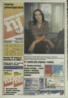 Nowiny Jeleniogórskie : tygodnik społeczny, R. 44, 2001, nr 52 (2271)
