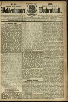 Waldenburger Wochenblatt, Jg. 34, 1888, nr 89
