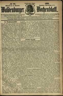 Waldenburger Wochenblatt, Jg. 34, 1888, nr 92