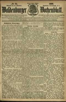 Waldenburger Wochenblatt, Jg. 34, 1888, nr 94