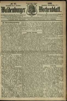Waldenburger Wochenblatt, Jg. 34, 1888, nr 97