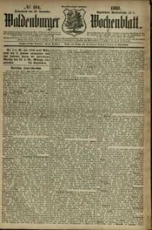 Waldenburger Wochenblatt, Jg. 34, 1888, nr 104