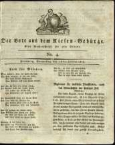 Der Bote aus dem Riesen-Gebirge : eine Wochenschrift für alle Stände, R. 1, 1813, nr 4