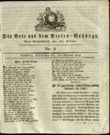 Der Bote aus dem Riesen-Gebirge : eine Wochenschrift für alle Stände, R. 1, 1813, nr 5