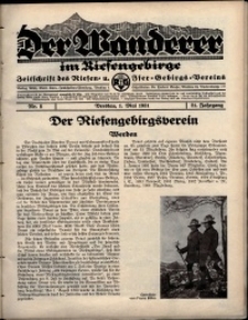 Der Wanderer im Riesengebirge, 1931, nr 5