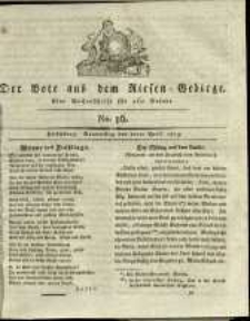 Der Bote aus dem Riesen-Gebirge : eine Wochenschrift für alle Stände, R. 2, 1813, nr 16