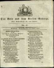 Der Bote aus dem Riesen-Gebirge : eine Wochenschrift für alle Stände, R. 1, 1813, nr 17