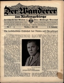 Der Wanderer im Riesengebirge, 1931, nr 7