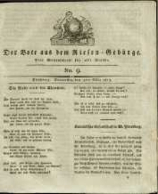 Der Bote aus dem Riesen-Gebirge : eine Wochenschrift für alle Stände, R. 1, 1813, nr 9