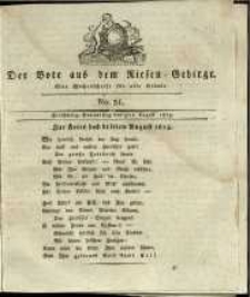 Der Bote aus dem Riesen-Gebirge : eine Wochenschrift für alle Stände, R. 1, 1813, nr 31