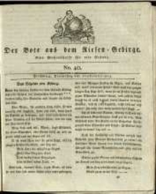 Der Bote aus dem Riesen-Gebirge : eine Wochenschrift für alle Stände, R. 1, 1813, nr 40