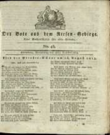 Der Bote aus dem Riesen-Gebirge : eine Wochenschrift für alle Stände, R. 1, 1813, nr 43