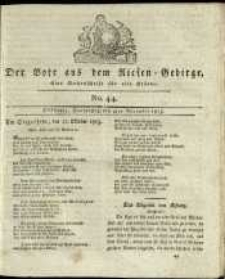 Der Bote aus dem Riesen-Gebirge : eine Wochenschrift für alle Stände, R. 1, 1813, nr 44