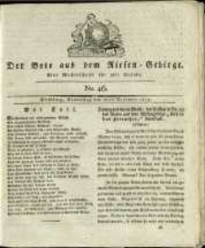 Der Bote aus dem Riesen-Gebirge : eine Wochenschrift für alle Stände, R. 1, 1813, nr 46