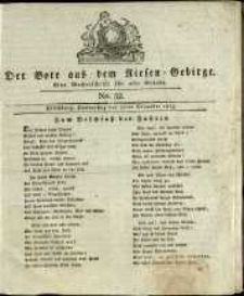 Der Bote aus dem Riesen-Gebirge : eine Wochenschrift für alle Stände, R. 1, 1813, nr 52