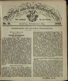 Der Bote aus dem Riesen-Gebirge : eine Zeitschrift für alle Stände, R. 51, 1863, nr 19