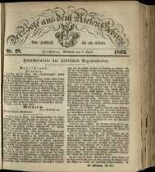 Der Bote aus dem Riesen-Gebirge : eine Zeitschrift für alle Stände, R. 51, 1863, nr 28