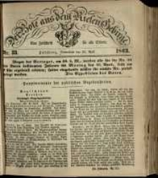Der Bote aus dem Riesen-Gebirge : eine Zeitschrift für alle Stände, R. 51, 1863, nr 33