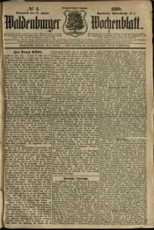 Waldenburger Wochenblatt, Jg. 35, 1889, nr 4