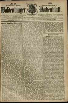 Waldenburger Wochenblatt, Jg. 35, 1889, nr 10
