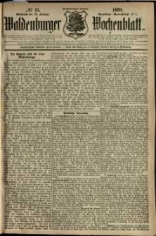 Waldenburger Wochenblatt, Jg. 35, 1889, nr 15