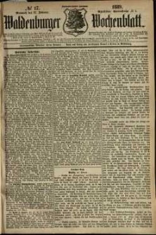 Waldenburger Wochenblatt, Jg. 35, 1889, nr 17