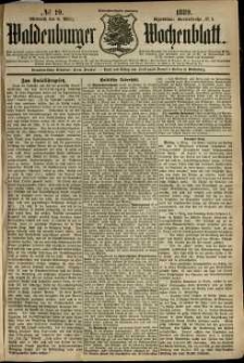 Waldenburger Wochenblatt, Jg. 35, 1889, nr 19