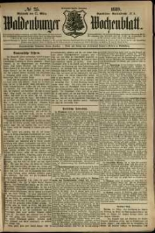 Waldenburger Wochenblatt, Jg. 35, 1889, nr 25