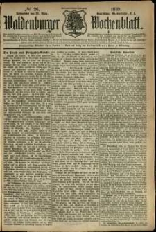 Waldenburger Wochenblatt, Jg. 35, 1889, nr 26