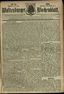 Waldenburger Wochenblatt, Jg. 35, 1889, nr 45