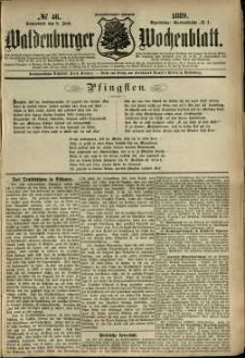 Waldenburger Wochenblatt, Jg. 35, 1889, nr 46