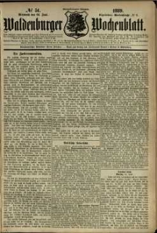 Waldenburger Wochenblatt, Jg. 35, 1889, nr 51