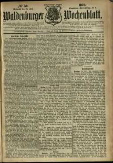 Waldenburger Wochenblatt, Jg. 35, 1889, nr 59