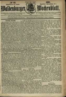Waldenburger Wochenblatt, Jg. 35, 1889, nr 85