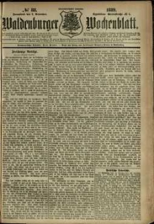 Waldenburger Wochenblatt, Jg. 35, 1889, nr 88